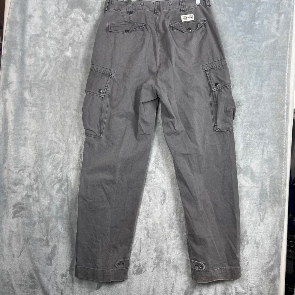 Vintage Polo Ralph Lauren 67 Cargo Pants Mens Size‎ 33x32 Relaxed Fit Utility